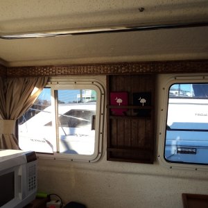 New wooden valences update the quick fix