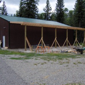 About done. 12 door on garage, Ranger  won't go in.