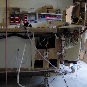 The following pictures shows how to find things like the water pump, when you might drill a hole in water tank or fuel tank.