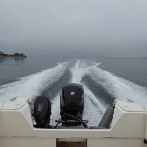 Cruising up the outside of Whidbey was flat calm most of the way.