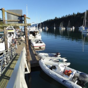 Media 'Fossil Bay on Sunday evening.' in album 'Leaving Edmonds for the long cruise North to Sucia at 7 AM on Saturday.'