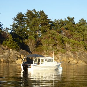 Media 'Big-C in Ewing Cove Sunday evening.' in album 'Leaving Edmonds for the long cruise North to Sucia at 7 AM on Saturday.'