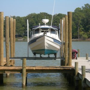 Captains Choice on the lift CD22