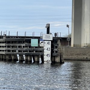 Media 'No go to Econ, Lake Monroe bridge upstream.' in album 'This was the bar we couldn\'t cross'