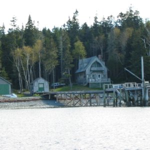 Fishing village on Ironbound Island