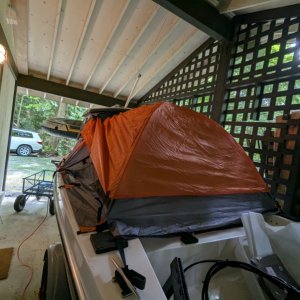 Adapting a truck bed test to a 16\' Angler