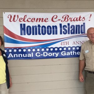 Our gracious host and hostess for the gathering, Tom & Joyce off the C-Otter