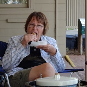Joyce and ice cream..!😊