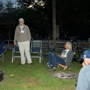 Getting ready for the fire.