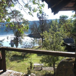 View from an abandoned cabin, Conover Cove.