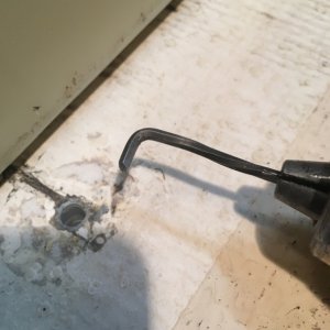 08 broke out the modifiedd allen key core under cutter