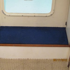 Recarpeted Step W/ Teach Edging