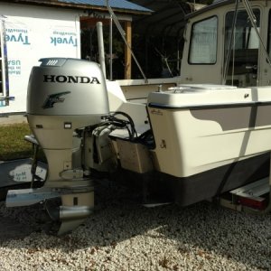 Honda 90 and Kicker Bracket