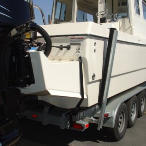 Side guides centers the boat as you pull out of the ramp, especially on windy days.