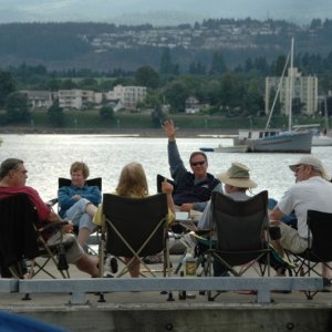 Happy Hour in Nanaimo - Jim (WILD BLUE) is ready to order