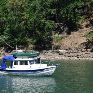 Cast Away departing Conover Cove, 27 Jul