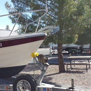 Boater Homing at RV park outside Tucson