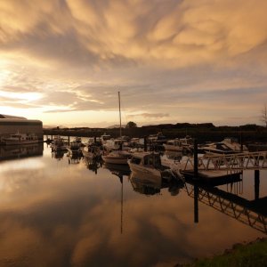 A full marina at Twin Bridges on Friday evening!