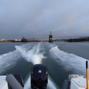 Cruising out of the Swinomish Channel