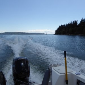 Media 'Cruising back North towards Deception Pass' in album 'A full marina at Twin Bridges on Friday evening!'