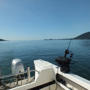 Just waiting for the fish to bite!