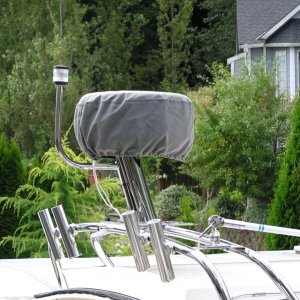 Media 'Had Camille (Berta's Boy) make us a cover for it out of Sunbrella too.' in album 'New pedestal from Tanner Mft.'