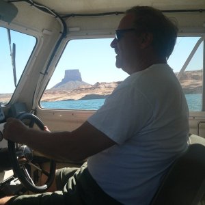 Heinz (Lighthouse Express) first time on Lake Powell. What a blast...
