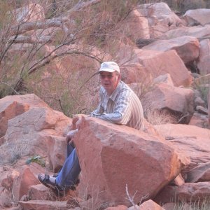 Bill, C-Swell, an experienced hiker led me to the lake above Iceberg Canyon