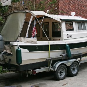 C Eagle with starboard camperback panel removed