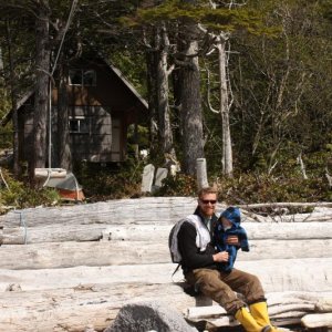 My Uncle and Aunt's cabin at Oona River