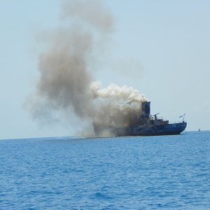 Media 'USCGC Mohawk-7-2-2012-blast picture 4' in album '7-1-2012 - Fort Myers Beach stationed USCGC Marlin ,'