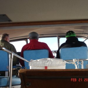 February: Moving Elliott's
boat from Semiahmoo to 
LaConner. Joe, Tom Sr & 
starcrafttom Tom.