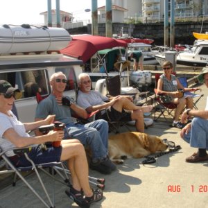 Nanaimo CBGT
Visiting on the dock