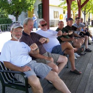 Trying to decide if we should shove off without the first mates.