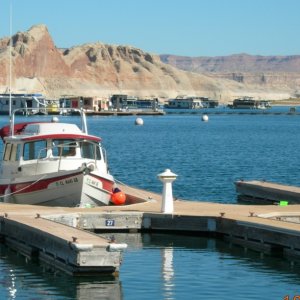 At Wahweap Marina, Lake Powell
