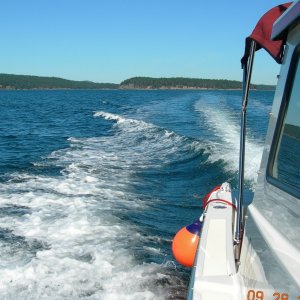 Cruising nice at 18kts@4400.
Love that Honda 90 w/EFI