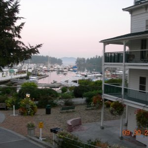 What it was like the morning we left
for Bellingham around 0800.