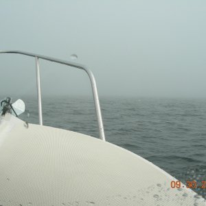 As bad as it gets! Got out of the middle of channel ASAP! We were extremely lucky to say the least.
Never again without RADAR!