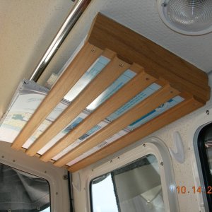 Teakwood chart rack works like a charm!