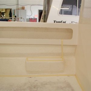 Media 'Double wide step with room for davit mounting' in album 'Out of the mold'