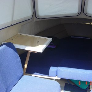 table for boat camping