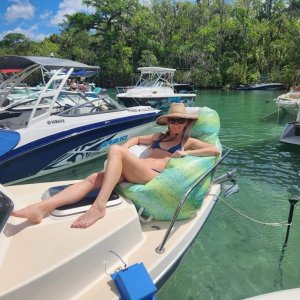 Media 'Beanbag on Bow' in album '1st Trip St Johns River DeLand FL to Silver Glenn'