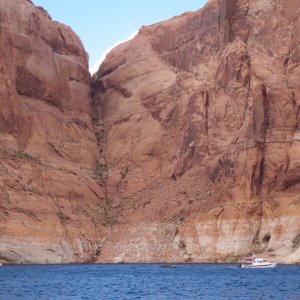 Voyager passing Hole in the Rock Sunday 9-22-13