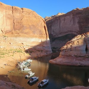 Forgotten Canyon Monday afternoon 9-23-13 from the rear to the front Secret of Life, Lighthouse Express, Discovery, Valkyrie, Jean Marie, See-Saw, Rana Verde, Bossa Nova, C-Swell and Sunbeam