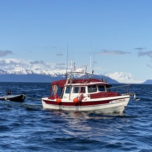 Voyager with Taylor glacier in background
