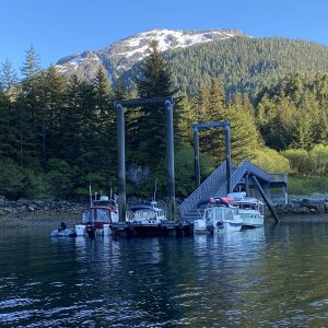 Forest service dock near Pelican
