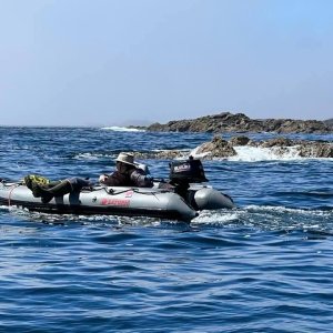 Out looking for & at whales.  Photo by Jody