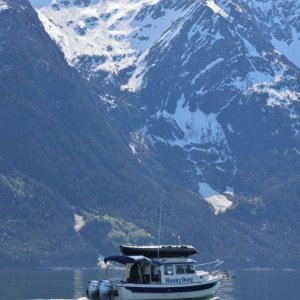 Hunkydory on the Lynn canal.  Photo by Jody Kidd