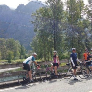 This mean looking biker-gang showed up, wanted a boat ride.