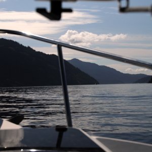 Heading for Sansum Narrows
